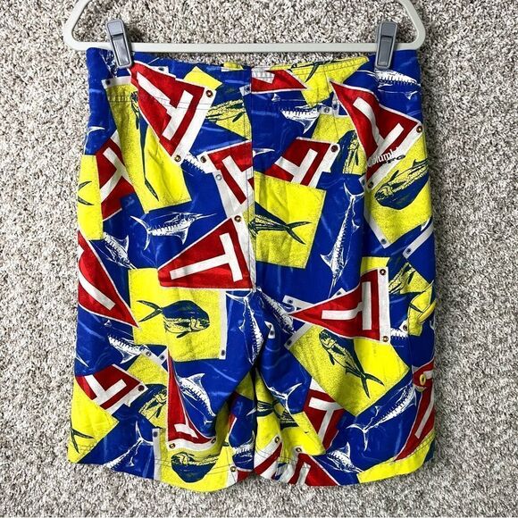 Columbia Board Shorts Mens 32 PFG Omni-Shield Terminal Tackle Fish Bottle Opener - Picture 6 of 7